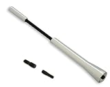 Produkt-Bild: Alu Kurzstab Antenne, Ausf&uuml;hrung: 16V-Style First Edition, Alu poliert. Mit verschiedenen Gewindest&uuml;cken.