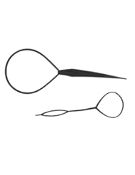 Hot 2pcs New Magic Small Large Topsy Tail Hair Braid Ponytail Styling Maker Good