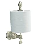 IMAGE OF KOHLER K-6818-BN IV Georges Brass Vertical Toilet Tissue Holder, Vibrant Brushed Nickel
