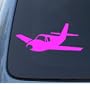 AIRPLANE - Pilot Wings - Car, Truck, Notebook, Vinyl Decal Sticker #1001 | Vinyl Color: Pink
