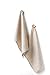 Solino Home Linen Kitchen Towel - 100% Pure Linen 17 x 26 Inch - Natural Fabric Handcrafted, Natural