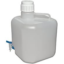Azlon (PP) Octagonal Heavy Duty Autoclavable Carboy, with Stopcock
