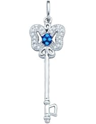 0.10CT DIAMOND KEY PENDNAT