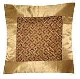 Hand Embroidered Pillow Cover, Size 16X16.
