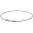 Phiten Star Sport 26 White Titanium Necklace