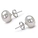 White 9-10mm AA Freshwater Pearl Earring Set