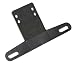 Wesbar Plastic Bracket License Plate, Black