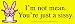 Happy Bunny - Im Not Mean. Youre Just A Sissy - Bumper Sticker