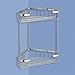 Nameeks 2482-13 7.87-Inch Wire Corner Bathroom Shelf