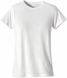ECOnscious Women's 100% Organic Cotton Short Sleeve Tee (White, Small)
