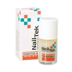 Best Price Nail Tek Foundation II Ridge Filling Nail Strengthener for Soft Peeling Nails 0.5oz