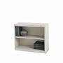 BOOKCASE,STL,2SHF,28H,PY