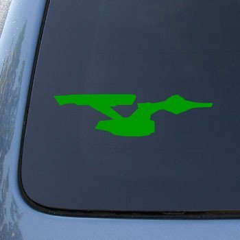  ENTERPRISE 2 - Star Trek - Vinyl Decal Sticker #A1395 | Vinyl Color: Green