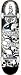 Consolidated Memento Mori Complete Skateboard - 8.25 W/ Raw Trucks & White Wheels