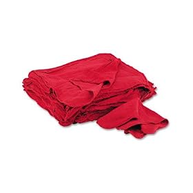 UNITED FACILITY SUPPLY / UFSN900RST / Red Shop Towels, Cloth, 14 x 15, 50/pack / Sold as 1 PK