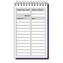 TOP21669 - Log-In Log Book, 24 Pages, Spiralbound, 6x9, White