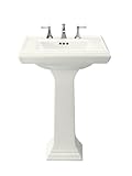 IMAGE OF Kohler K-2258-8-0 Memoirs Pedestal Lavatory with 8