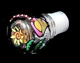 Caribbean Excitement Design - Hand Painted - Wine Bottle Stopper
