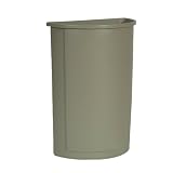 C-Waste Trash Receptacle - Touch-Free (Half-Round) Gray (21-Gallon) Lid Sold Separately