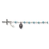 Sterling Silver / Turquoise Rosary Bracelet