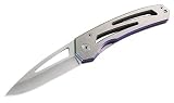 Produkt-Bild: Herbertz Einhandmesser, Stahl 420, titanisiert, Clip