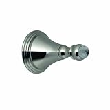Santec 2266SU14 Gunmetal Gray Kriss Crystal Single Point Robe Hook from the Kriss Crystal Collection 2266SU