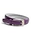 Solid Color Leather Adjustable Skinny Belt with Free Shipping, Large (35