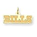 14K Buffalo Bills Medium Name Logo Charm