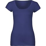 FULL TILT Womens Scoop Neck Tee - Navy