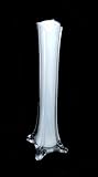 12" Eiffel Tower Vase - White Glass - Great for Wedding Centerpiece - Vases Eifell Eifel