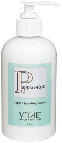V'Tae Peppermint Super Hydrating Lotion, 8-Ounce Pump (Pack of 2)