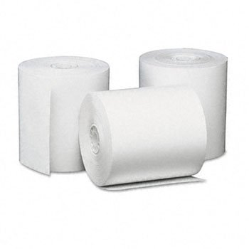 Universal 35763 - One-Ply Thermal Paper Roll, 3-1/8 x 230 ft, White, 50/Carton