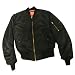 Humvee HMV-MA1-BK-XXL MA1 Jacket Black XX Large