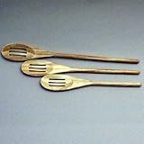 SLOTTED WOODED SPOON SET