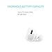 [Newest Version 4.0] Tronfy iWork Mini Wireless Bluetooth Earpiece Headphone with Mic in Ear Small Headset Hands Free Earbud Long Battery Life Earphone for Apple iPhone Andriod Smartphones- White