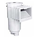 Sta-Rite 08650-2404 U-3 SwimQuip Inground Skimmer for Concrete Pools, 2 Inch Slip with 1 1/2 Inch Slip Reducers, White w/ Tan Lid & Frame