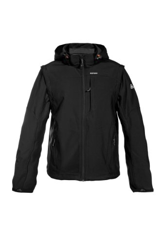 ICEPEAK Herren Icestopper Jacke Leonidas, schwarz (990), L, 5/57805 542 I Preisvergleich