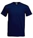 V-Neck plain blank short sleeve t-shirt Navy Blue XXL (47 - 49 inch chest)