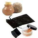 Indian Earth Pure Mineral Foundation (Dark - 5 Gram) with FREE Applicator Puff & Travel Set - FREE SHIPPING OFFER!