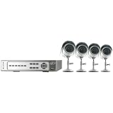 SVAT Web Ready H.264 DVR Security System with 4 Cameras