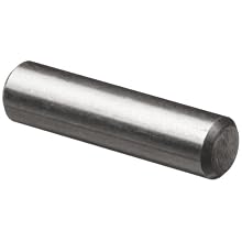 Metric 18-8 Stainless Steel Dowel Pin, 4 mm Diameter, 6 mm Length (Pack of 100)