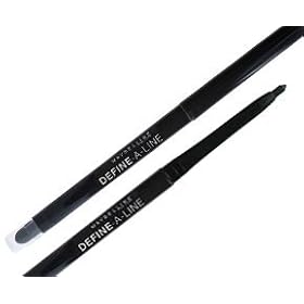 Maybelline Define A Line Eyeliner, 01 Ebony Black * 2 Pack *