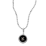 Typewriter Key Necklace