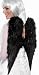 Angel Wings (large, feather) - Black