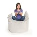 Solo Jr. Beanbag Chair Color: Grey Velvish