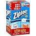 Ziploc Easy Zipper Quart & Gallon Variety Pack, 140 Bags