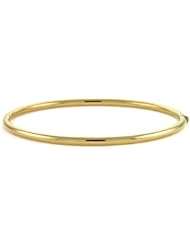 CleverEves 14Kt Yellow Gold Tube Bangle 3mm