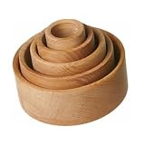 Grimm's Natural Stacking & Nesting Set of Small Bowls