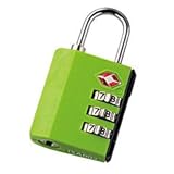 TSA 3桁ダイヤル錠 グリーン