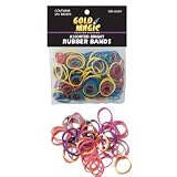 Gold Magic Rubber Bands Bright Assorted Colors (Pack of 2)